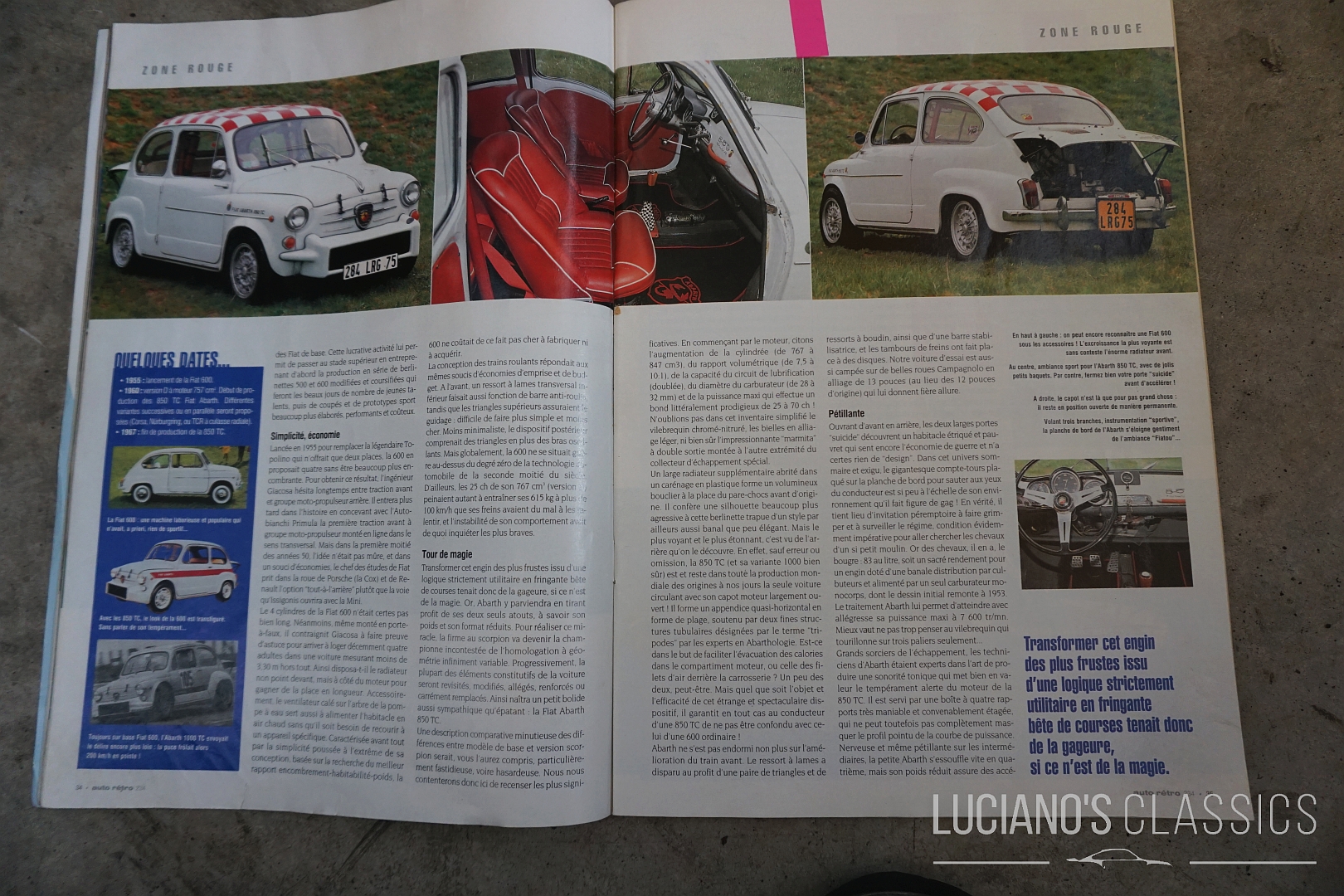 Abarth 850 T.C. Nürburgring